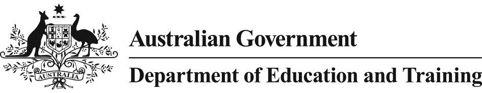 Company logo for Department of Education and Training (FOFMS PROD)